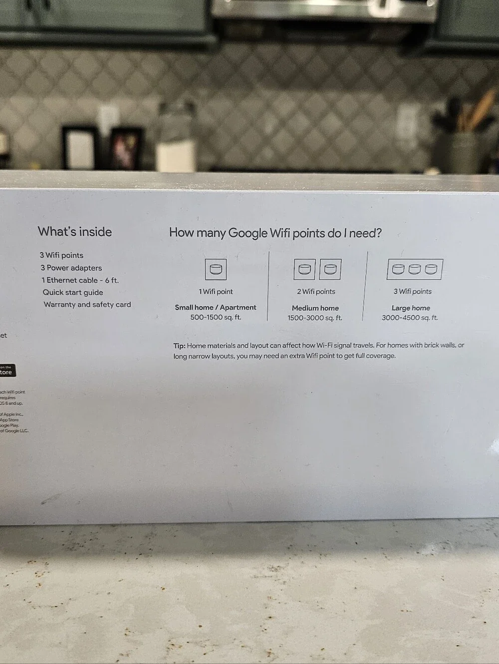 Google Wifi 3-Pack - White Mesh Routers- Brand New - Never opened
